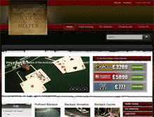 Tablet Screenshot of blackjacksoftwarehelper.com